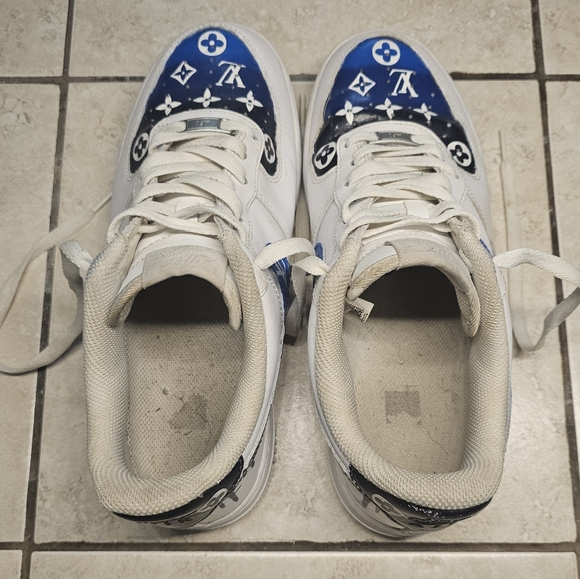 Air Force One Louis Vuitton Custom Drip Nike 8.5 - Picture 3 of 8